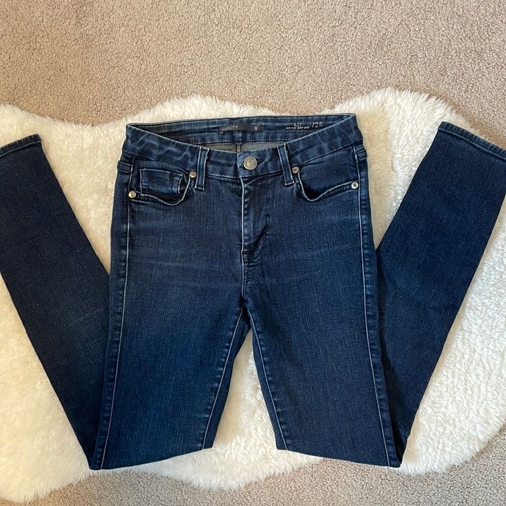 Fidelity Ace Skinny Jeans Gonna Dark Acid Size 28